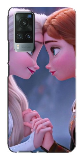 Чехол с печатью "Анна и Ельза" для Vivo X60