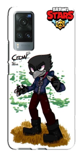 Чехол с печатью "Crow" для Vivo X60