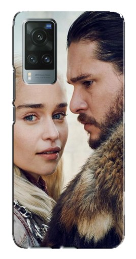 Силиконовый чехол с изображением "Дейнерис и Сноу" для Vivo X60