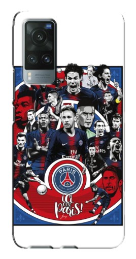 Силиконовый чехол с изображением "Команда PSG" для Vivo X60