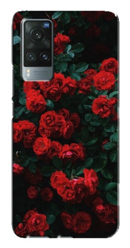 Чехол с картинкой "Красные розы" для Vivo X60
