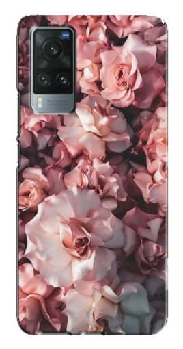 Чехол с картинкой "Куст роз" для Vivo X60
