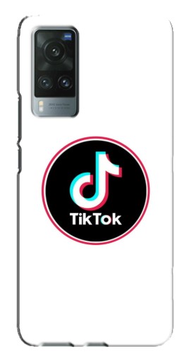 Чехол с картинкой "Лого Тик Ток" для Vivo X60