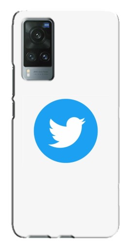 Силиконовый чехол с изображением "Лого Твиттера" для Vivo X60
