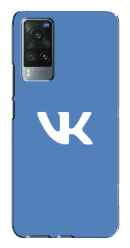 Силиконовый чехол с изображением "Лого ВК" для Vivo X60