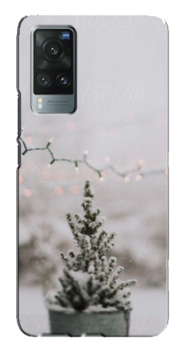 Чехол с картинкой "Маленькая елка" для Vivo X60