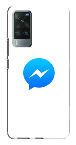 Чехол с картинкой "messenger logo" для Vivo X60