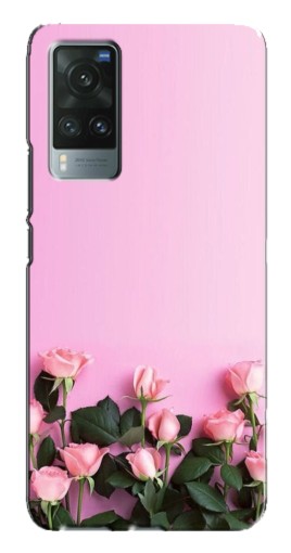 Чехол с картинкой "Нежные розы" для Vivo X60