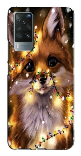 Чехол с принтом "Новогодний лесенок" для Vivo X60