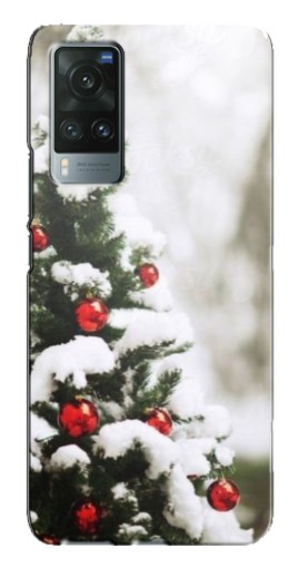 Чехол с печатью "Рождественская елка" для Vivo X60