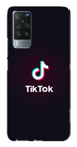 Чехол с принтом "TikTok темный" для Vivo X60