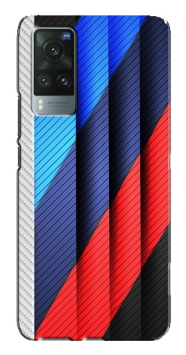Силиконовый чехол с изображением "Цвета лого БМВ" для Vivo X60