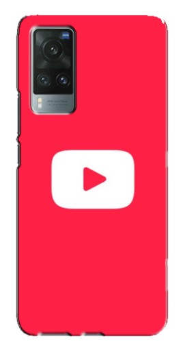 Чехол с печатью "YouTube Кнопка" для Vivo X60