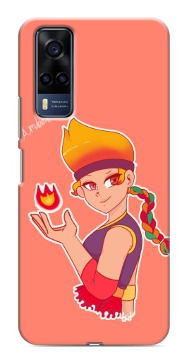 Силиконовый чехол с изображением "Amber с огоньком" для VIVO Y53S