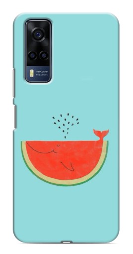 Чехол с картинкой "Арбуз кит" для VIVO Y53S