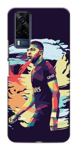 Силиконовый чехол с изображением "ART Mbappe" для VIVO Y53S