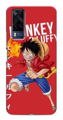 Чехол с печатью "Атакующий D Luffy" для VIVO Y53S