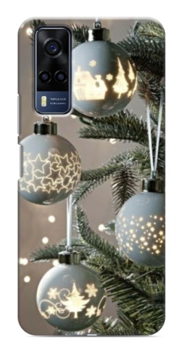 Чехол с печатью "Белые шары " для VIVO Y53S