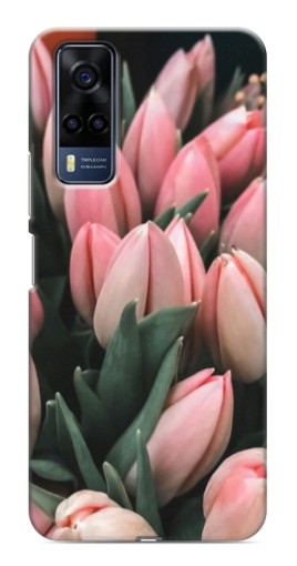 Чехол с печатью "Букет тюльпанов" для VIVO Y53S