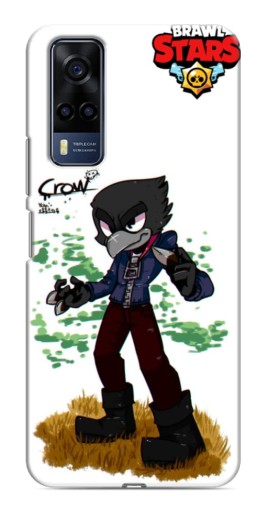 Чехол с печатью "Crow" для VIVO Y53S
