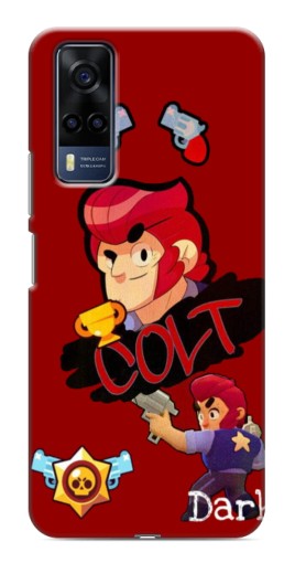 Силиконовый чехол с изображением "Dark Colt" для VIVO Y53S