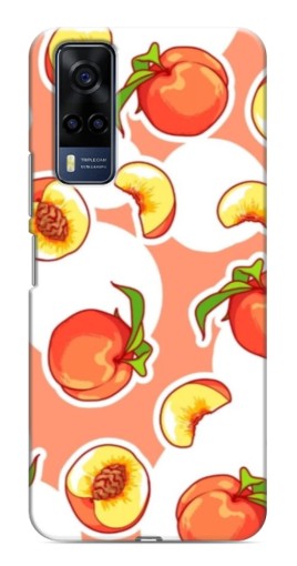Чехол с печатью "Дольки персиков" для VIVO Y53S