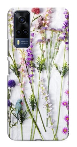 Чехол с принтом "Фон полевых цветов" для VIVO Y53S