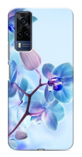 Чехол с картинкой "Голубые орхидеи" для VIVO Y53S