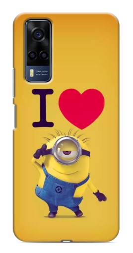 Чехол с принтом "I Love Minion" для VIVO Y53S