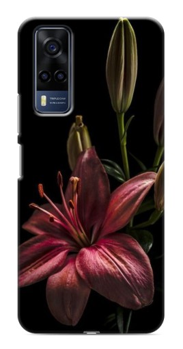 Чехол с картинкой "Красная лилия " для VIVO Y53S