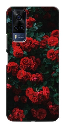 Чехол с картинкой "Красные розы" для VIVO Y53S