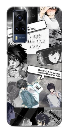 Силиконовый чехол с изображением "L - Death note" для VIVO Y53S