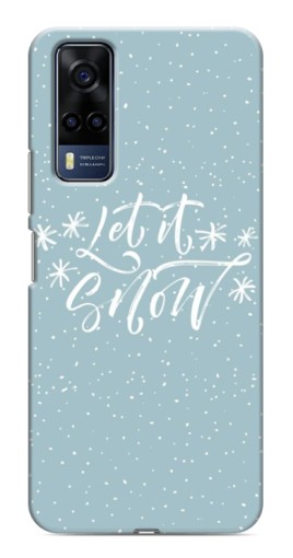 Чехол с печатью "Let it Snow" для VIVO Y53S