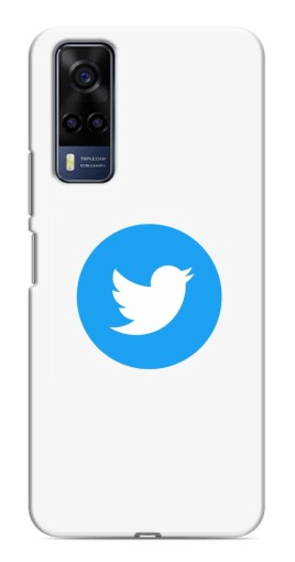 Чехол с принтом "Лого Твиттера" для VIVO Y53S