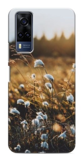 Чехол с печатью "Нежные полевые цветы" для VIVO Y53S