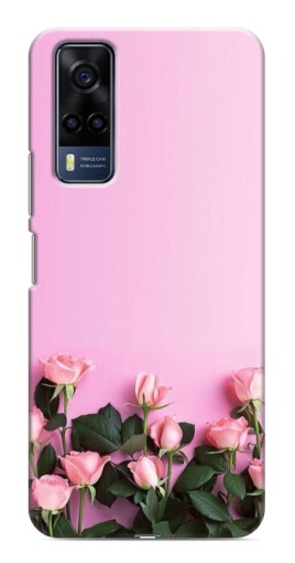 Силиконовый чехол с изображением "Нежные розы" для VIVO Y53S