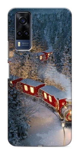 Чехол с картинкой "Новогодний поезд" для VIVO Y53S