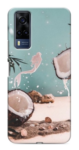 Чехол с принтом "Половинки кокоса" для VIVO Y53S
