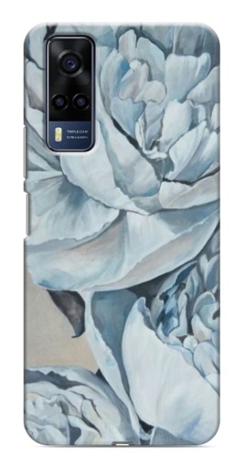 Чехол с принтом "Рисунок пионы" для VIVO Y53S