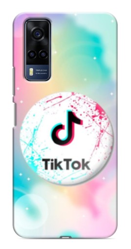 Силиконовый чехол с изображением "TikTok принт" для VIVO Y53S