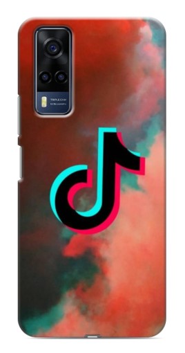 Чехол с картинкой "ТикТок в тучах" для VIVO Y53S