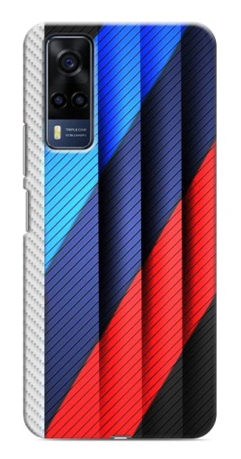 Чехол с принтом "Цвета лого БМВ" для VIVO Y53S