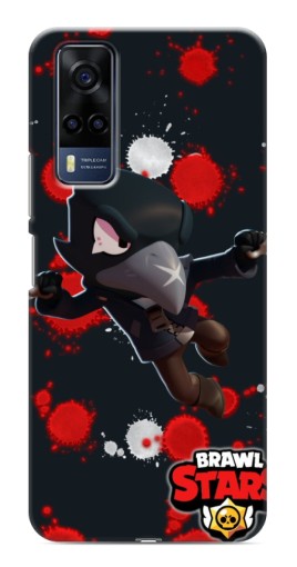 Чехол с печатью "Ворон Бравл Старс" для VIVO Y53S