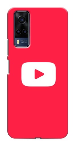 Силиконовый чехол с изображением "YouTube Кнопка" для VIVO Y53S
