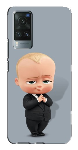 Силиконовый чехол с изображением "Деловой ребенок" для Vivo X60 Pro