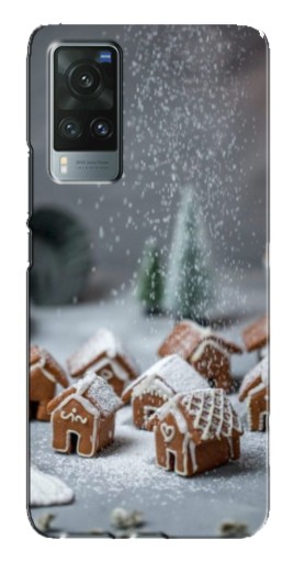 Чехол с принтом "Домики из пряников" для Vivo X60 Pro