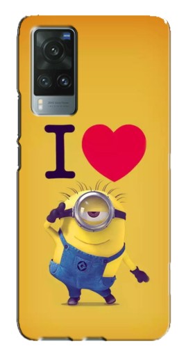 Чехол с печатью "I Love Minion" для Vivo X60 Pro