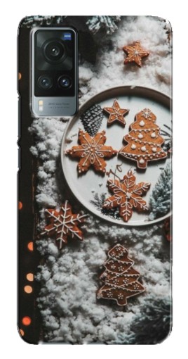 Чехол с принтом "Имбирные пряники" для Vivo X60 Pro