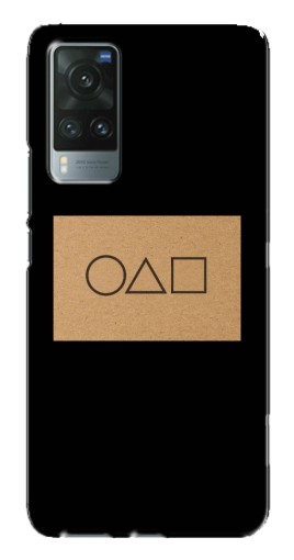 Чехол с картинкой "Карточка Кальмара" для Vivo X60 Pro