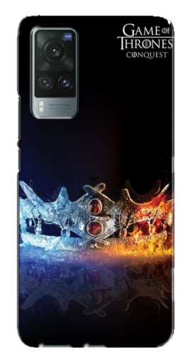 Чехол с принтом "Корона" для Vivo X60 Pro